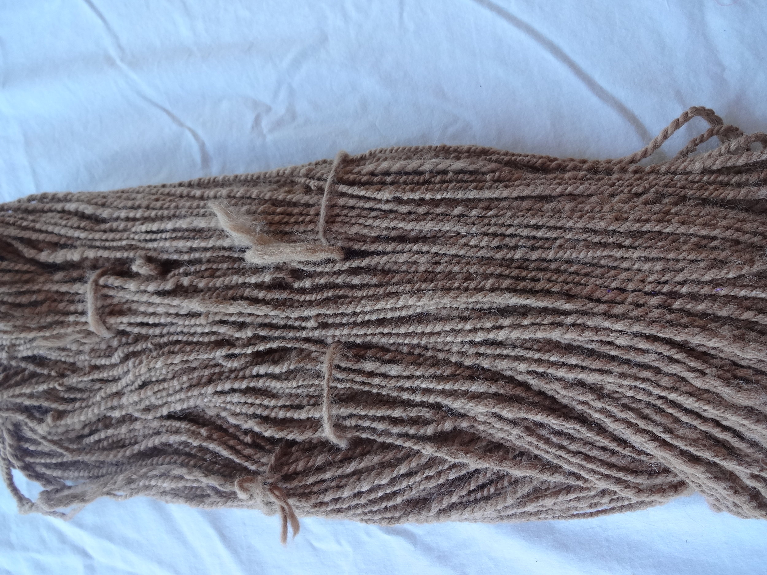 Dark Fawn Alpaca Yarn Home Grown Fabrics