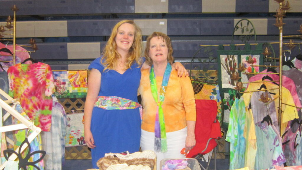 KatieRose and Mom at Craft Event